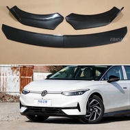 Body Kit Accessories Front Bumper Lip Splitter Spoiler For Volkswagen VW ID.7 2024 Year