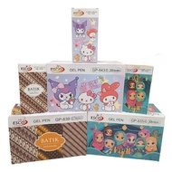 1 Pack of 12 Esco Fancy Gel Pens Esco Gel Pens