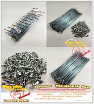 Jari Jari Sepeda BMX Seli Depan Belakang Ukuran Velg 20 Silver Sepeda
