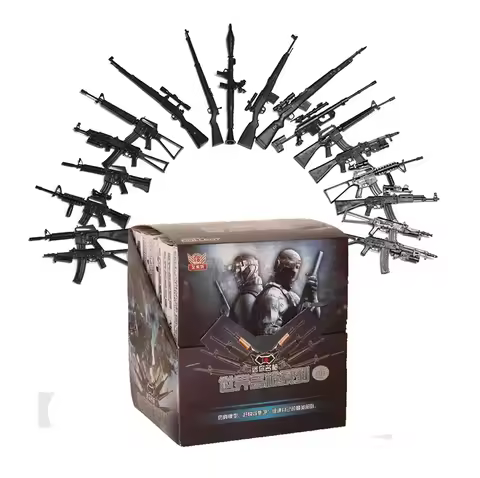 4D The Old Section Guns 18 Pcs/set 1:6 Assembled Firearms Model Nostalgic Soldiers Weapons Rocket La