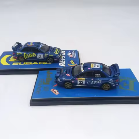 Diecast 1:64 Scale WRC Rally Alloy Simulation Car Model Static Collection Decorated Holiday Gifts To