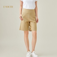 Eyouth 20223-1 Women Classic Twill Bermuda Shorts
