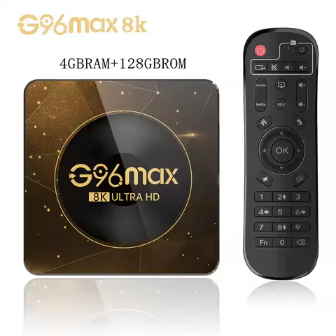 G96 Max Android 13 8K Smart TV Box Amlogic RK3528 2.4G&5G 4GB 128GB BT5.0 Wifi6 AV1 Video Media Play