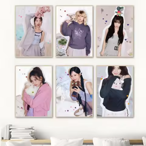 IM NAYEON Yoo JeongYeon Momo Sana Park Ji Hyo Mina Kim DaHyun Son Chae Young Tzuyu Canvas Poster Gir