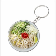 Laksam 2d acrylic keychain