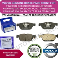 VOLVO GENUINE DISC BRAKE PAD (FRONT) FOR VOLVO C40 [539] '21YR-ON / S60 [224] '18YR-ON / S90 [234] '