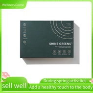 Selalu menjaga muda 【Free Gift】EIMELE Shine Greens 小绿芯 亦餐综合营养绿粉1盒 30 sachets （100 Authenic）