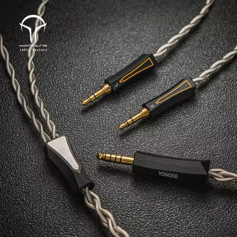 Yongse-KuroKami 6N Silver-plated Single Crystal Copper + Graphene Shielding Layer Headphone cable Fo