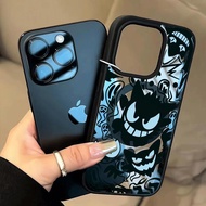 Black Cartoon Pokemon Magnetic Strap Casing Samsung A17 5G A07 S25 Ultra A56 5G A06 5G A54 5G S24 Fe