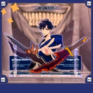 [READY STOCK] Solo Leveling - Acrylic Stand - Sung Jin-woo + Sword