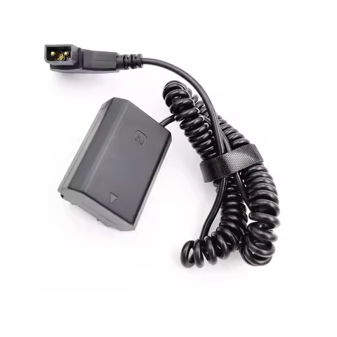 Extendable Power Adapter Cable D-Tap Connector to Dummy Battery NP-FZ100 For Sony a7c fx30 A7III A7R