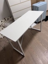 白色長方形書桌 120*50*74cm