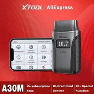 XTOOL A30M OBD2 Scanner Bluetooth Car Diagnostic Tool Automotive Scanner with FCA 26 Resets OBD2 Cod