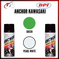 ANCHOR KAWASAKI Spray Can Tin Paint 400ML K411* K417* Pearl White Green Putih Hijau Sprey Cat 100% O