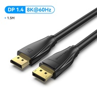 Vention Cáp Displayport 1.4 8K 60Hz 4K 144Hz 2K 165Hz DP Đực Sang DP Đực 32.4Gbps High Speed Cord Ch