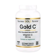 GOLD C Vitamin C 500mg 240 capsules, California Gold Nutrition