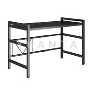 YUANTA ชั้นวางไมโครเวฟ ชั้นวางของครัวสแตน สามารถยืด หด ได้ Telescopic shelf
