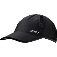 2XU Running Cap Sports Lightweight Jogging (Black Background Black Edge) Small Hat