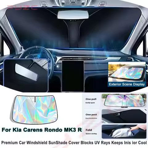 For Kia Carens Rondo MK3 RP Car Windshield Sunshade Cover Front Window Sun Shade Heat Insulation Sum