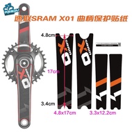 {New} X01 Crank Sticker Crankboard Sticker X01 Crank Protection Sticker Crankboard Protection Sticke