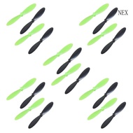 NEX 20pcs set  Blades Propellers Blade for Hubsan X4 Quadcopter Motor H107L H107C Drone Accessories 