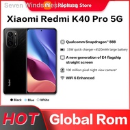 ๑☫✘Global Rom Redmi K40 Pro 5G Mobile Phone 6.67 inch 120Hz E4 AMOLED Snapdagon 888 Ocat Core 64MP Triple Camera NFC