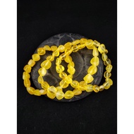 Full Shape Amber Damar Honey Stone Bracelet 7mmnatural C418