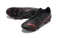 【ของแท้อย่างเป็นทางการ】Puma Ultra 1.3 FG/สีดำ Mens รองเท้าฟุตซอล - The Same Style In The Mall-Football Boots-With a box