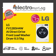 LG FV1285H4W AI Direct Drive  Front Load Washer  Dryer 8.5/5kg