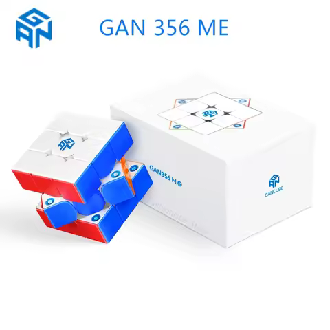 GAN 356 ME 3x3 Magnetic Magic cube Speed Cube Stickerless Professional Cube Fidget Toys GAN Magnetic