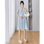 孕妇连衣裙maternity dress孕妇夏装连衣裙小清新夏款2025新款夏天孕期遮肚宽松孕妇裙子夏季新款2026.3.19