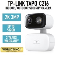 TP-Link Tapo C216 3MP 2K WI-FI Home Security Camera Indoor Outdoor CCTV