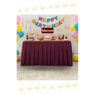 MAROON table Cover table mat/ table Cover