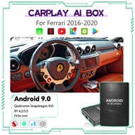 ▨☂♧ CarPlay AI Box Wireless For FERRARI FF F12tdf California T 488 GTB 2016-2020 Android Mirror link Netflix Yotube