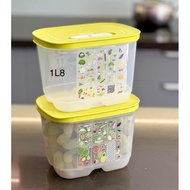 Ventsmart 1.8L tall cooler storage box with breathing button helps food preserve fresh for a long ti