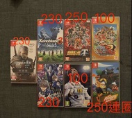 Switch games 價錢如圖