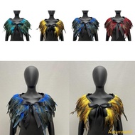 Autumnan1 Versatile Feather Shrug Shawl Great for Stage Performances and Fashion Shows
