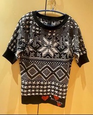 #蛇年行大運 西班牙🇪🇸品牌 Desigual  短袖針織🧶毛衣