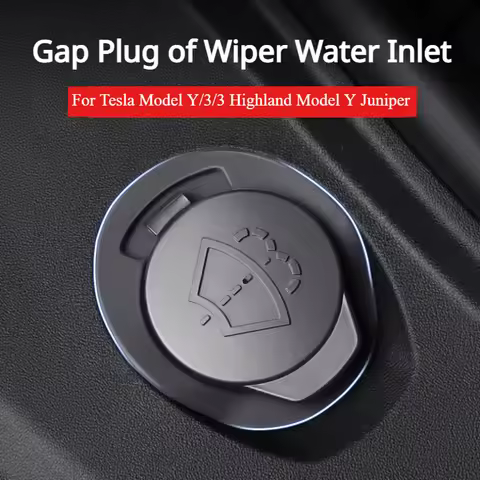 Wiper Water Inlet Protection for Tesla Model 3 Y Gap Plug Prevent Liquid Intrusion Anti-aging Model 