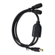 14AWG DC Extension Cord 2 Pcs 5.5x2.1mm Male to 2 Female for Stable Power Supply