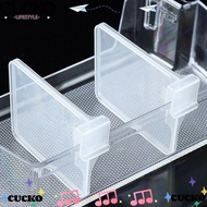 BACKSTR 20Pcs Fridge Organizer Partition, Plastic  Fridge Container Divider, Practical Durable Porta