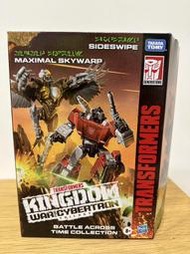 變形金剛 D級 Sideswipe 斯韋伯 &amp; Skywarp 天鷗 神鷹 王國 賽博坦大戰三部曲 WFC 王國組合包