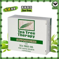 Tea Tree Therapy - 茶樹油植物女性平衡栓劑(6片)【平行進口】