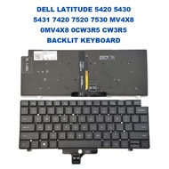 DELL LATITUDE 5420 5430 5431 7410 7420 7520 7530 MV4X8 0MV4X8 0CW3R5 CW3R5 BACKLIT KEYBOARD