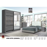 【𝐄𝐔𝐃𝐎𝐑𝐀】 {8911} 6 feet Sliding Wardrobe Bedroom Set / 6ft x 8ft Sliding Wardrobe Bedroom Set / Set B