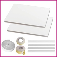 Insulated Foam Panels 2 Pieces Window Air Conditioner Insulated Foam Panels Top Sealing Strip Includ
