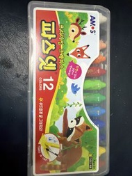 AMOS 12色 兒童蠟筆