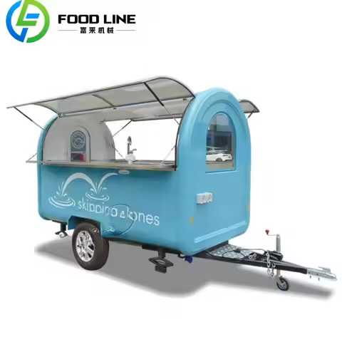Multi Purpose Food Trailer for Public Spaces Coffee Bakery and Local Specialty Snacks