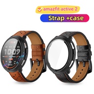 for Amazfit Active 2 strap leather strap for Amazfit Active2 strap Sports wristband for Amazfit Acti