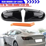 For Tesla Model 3 2016 2017 2018 2019 2020-2023 Car Replacement Rearview Mirror Cover Look Side Wing